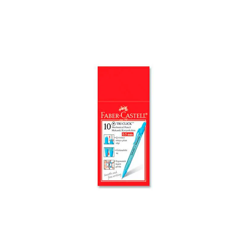 Faber-Castell 1362 Tri Click Versatil Kalem 0.5mm x 10 Lu Kutu