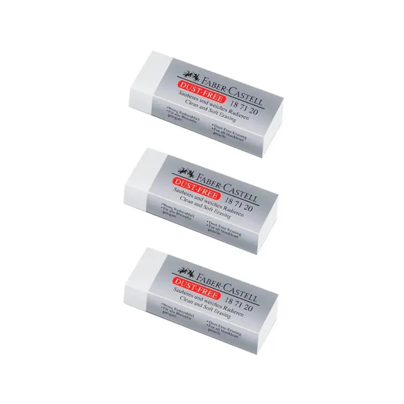 Faber-Castell 187120 Dust-Free Silgi x 20 Li Paket