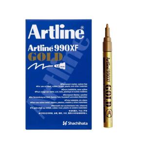 Artline EK-990XF Gold Metalik Markör Yuvarlak Uç 1.2 mm Altın 12 Li Kutu