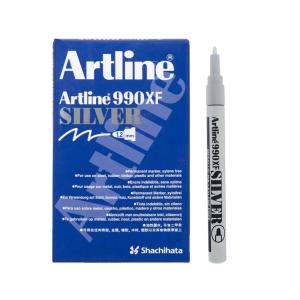 Artline EK-990XF Silver Metalik Markör Yuvarlak Uç 1.2 mm Gümüş 12 Li Kutu