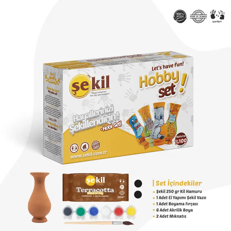 Şekil Seramik Yapım Seti Hobi Kiti