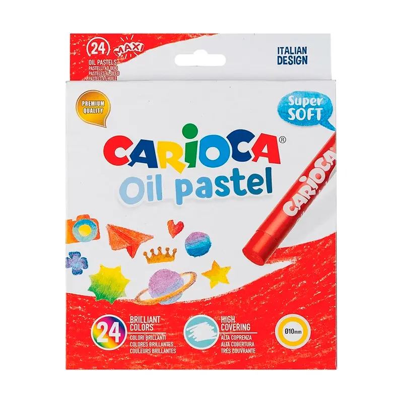 Carioca Süper Soft Yağlı Pastel Boya 24 Renk