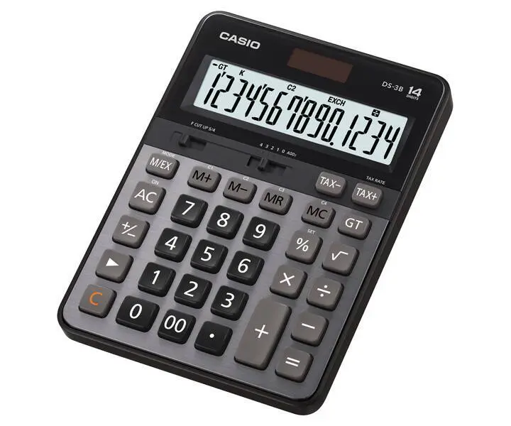 Casio DS-3B Profesyonel Pratik Masaüstü Hesap Makinesi 14 Hane