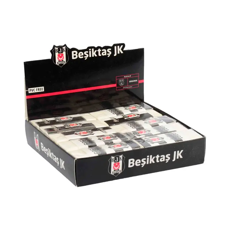 Timon 469336 Beşiktaş Standart Beyaz Silgi x 20 Li Paket