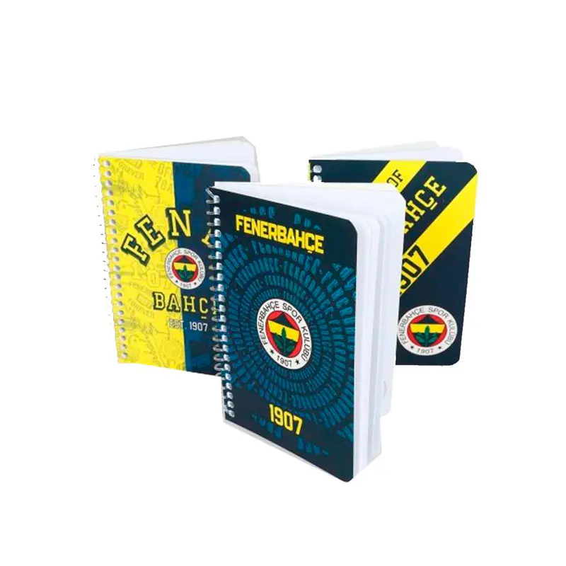 Timon 591709 Fenerbahçe Spiralli Karton Kapak Bloknot 72 Yaprak A6 x 36 Lı Stand