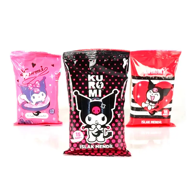 Timon 596565 Kuromi Cep Tipi Islak Mendil 15 Yaprak x 36 Lı Stand