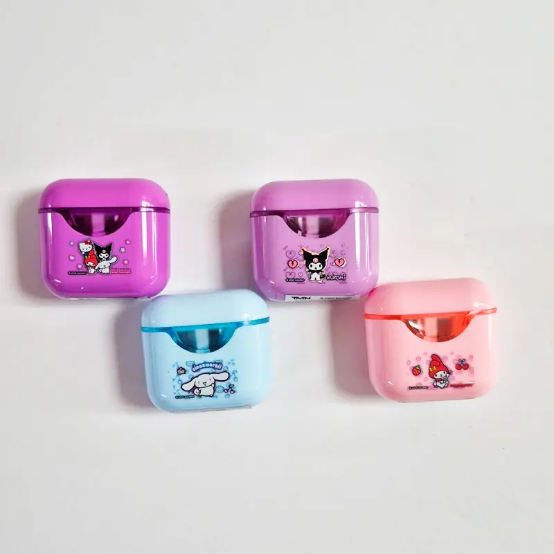 Timon 612321 Kuromi & MyMelody & Cinnamoroll Pods Çift Bıçaklı Kalemtraş x 24 Lü Stand