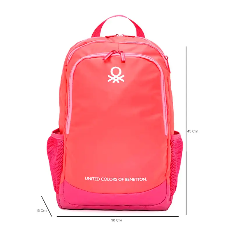 United Colors Of Benetton Sırt Çantası Açık Pembe