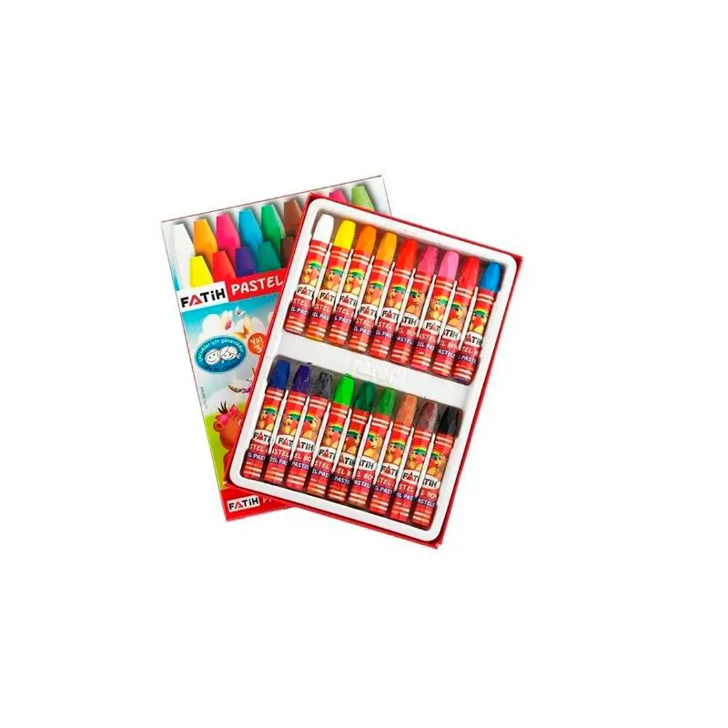 Fatih Karton Kutu King Size Pastel Boya 18 Renk