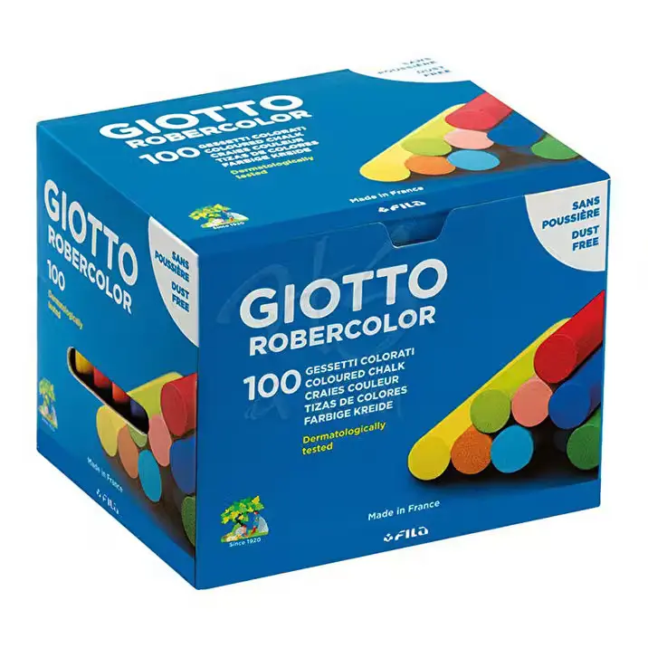 Giotto Robercolor Tozsuz Tebeşir Karışık Renk 100 Lü Kutu