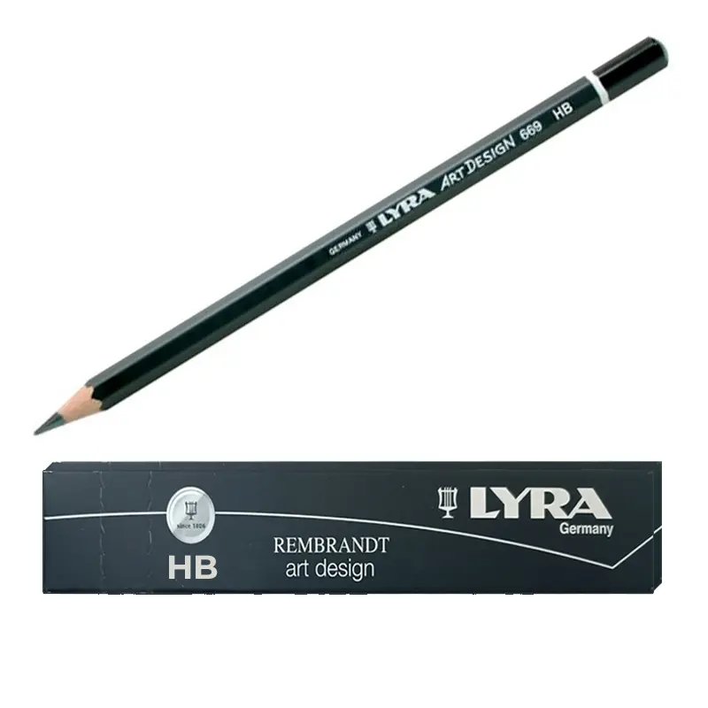 Lyra Rembrandt Art Design Dereceli Kurşun Kalem HB 12 Li Kutu