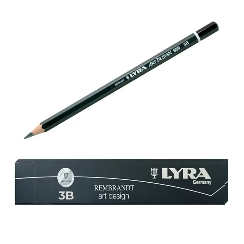 Lyra Rembrandt Art Design Dereceli Kurşun Kalem 3B 12 Li Kutu