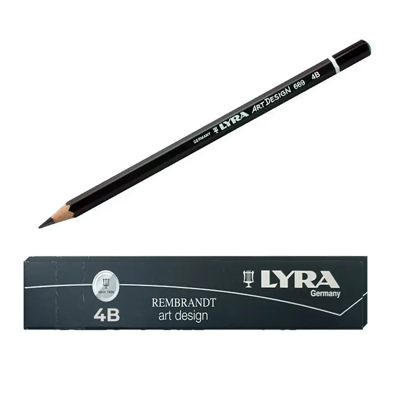 Lyra Rembrandt Art Design Dereceli Kurşun Kalem 4B 12 Li Kutu