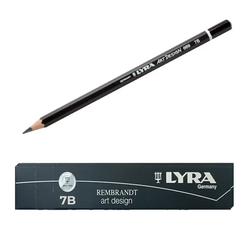 Lyra Rembrandt Art Design Dereceli Kurşun Kalem 7B 12 Li Kutu