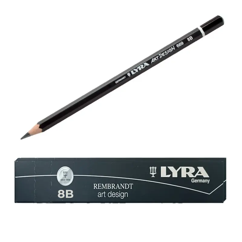 Lyra Rembrandt Art Design Dereceli Kurşun Kalem 8B 12 Li Kutu