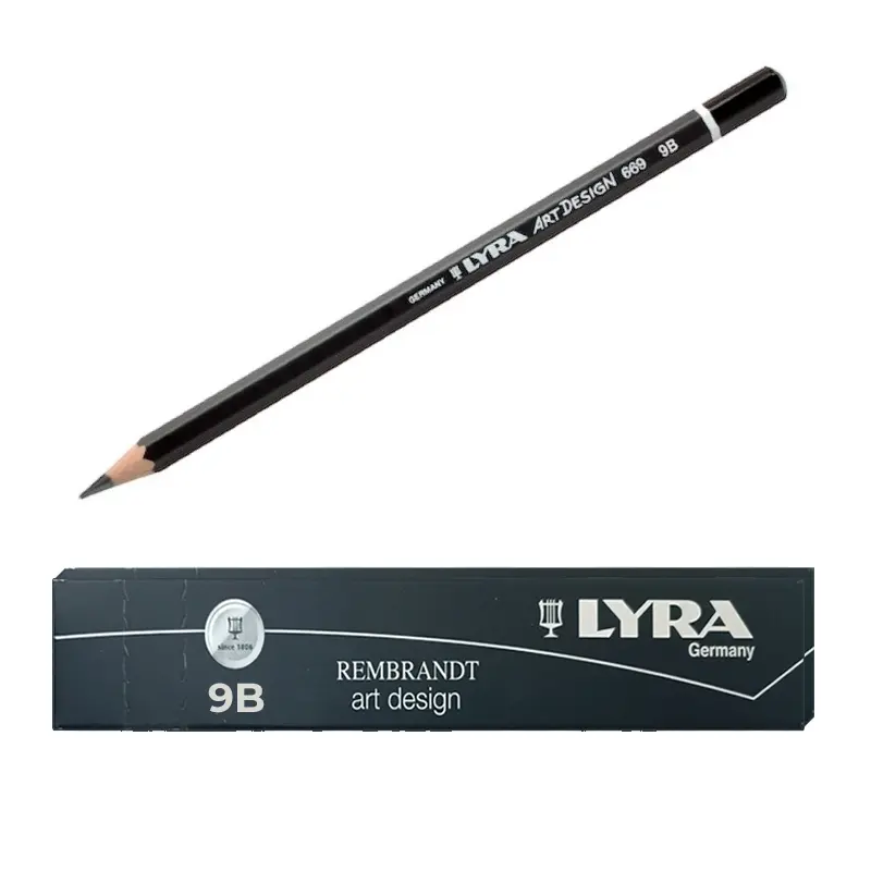 Lyra Rembrandt Art Design Dereceli Kurşun Kalem 9B 12 Li Kutu