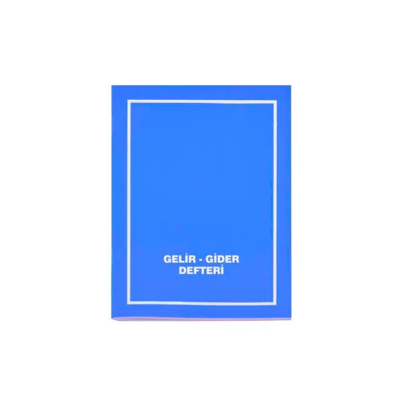 Gülpaş Plastik Kapak 20x28cm Gelir Gider Defteri 40 Yaprak