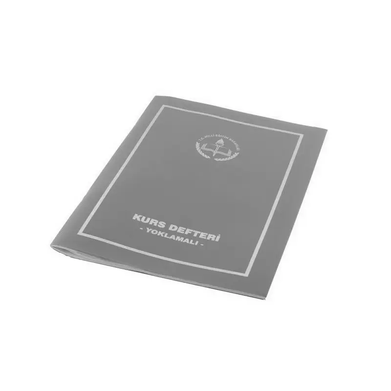 Gülpaş Plastik Kapak 22x32cm Kurs Defteri Yoklamalı 24 Yaprak
