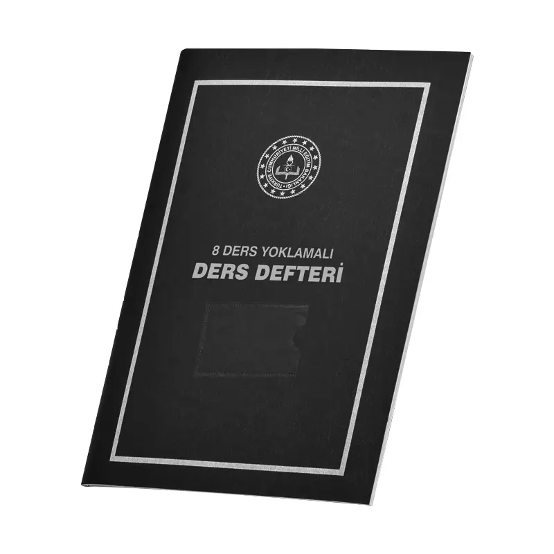 Gülpaş Plastik Kapak 25x35 cm 8 Ders Yoklamalı Ders Defteri