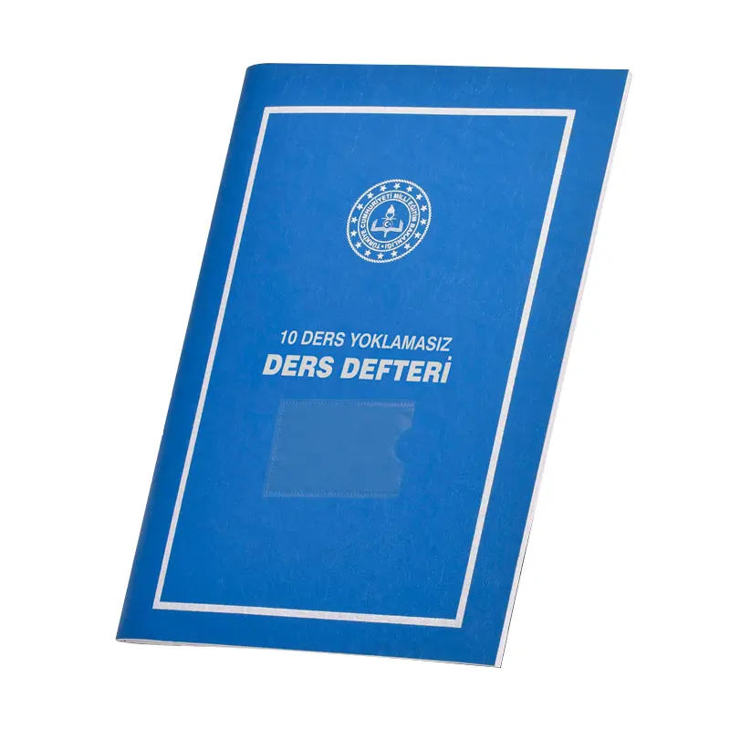 Gülpaş Plastik Kapak 25x35cm 9.10.11.12. Sınıflar İçin 10 Ders Yoklamasız Ders Defteri