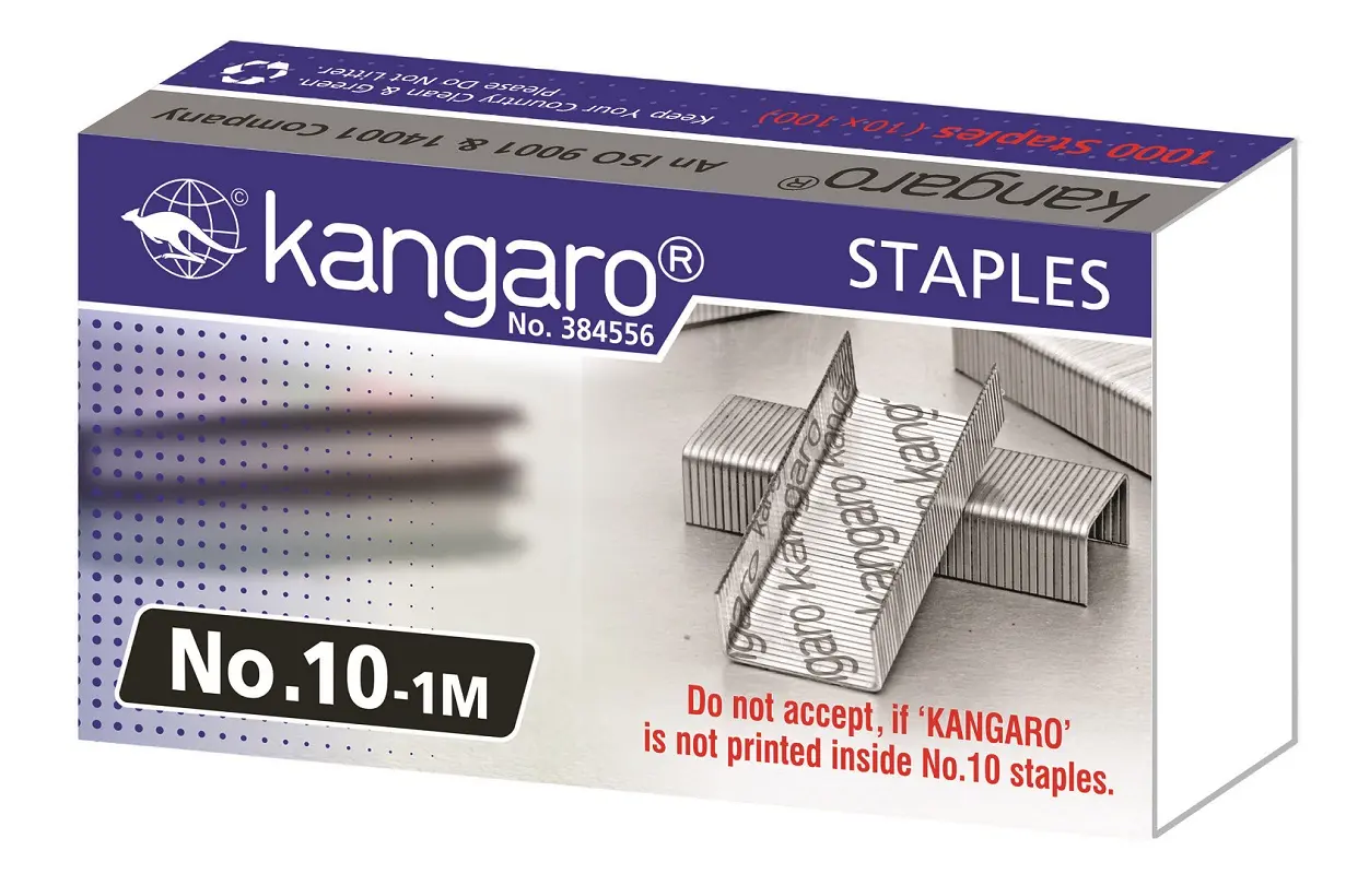 Kangaro Zımba Teli No: 10 Metalik Renk 1000 Li Kutu
