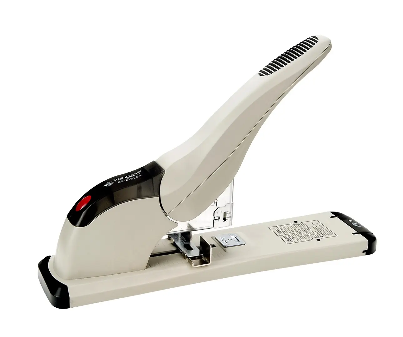 Kangaro DS-23S Arşiv Tipi Kollu Zımba Makinesi No:23/6 - No:20 Gri/Siyah 170 Yaprak