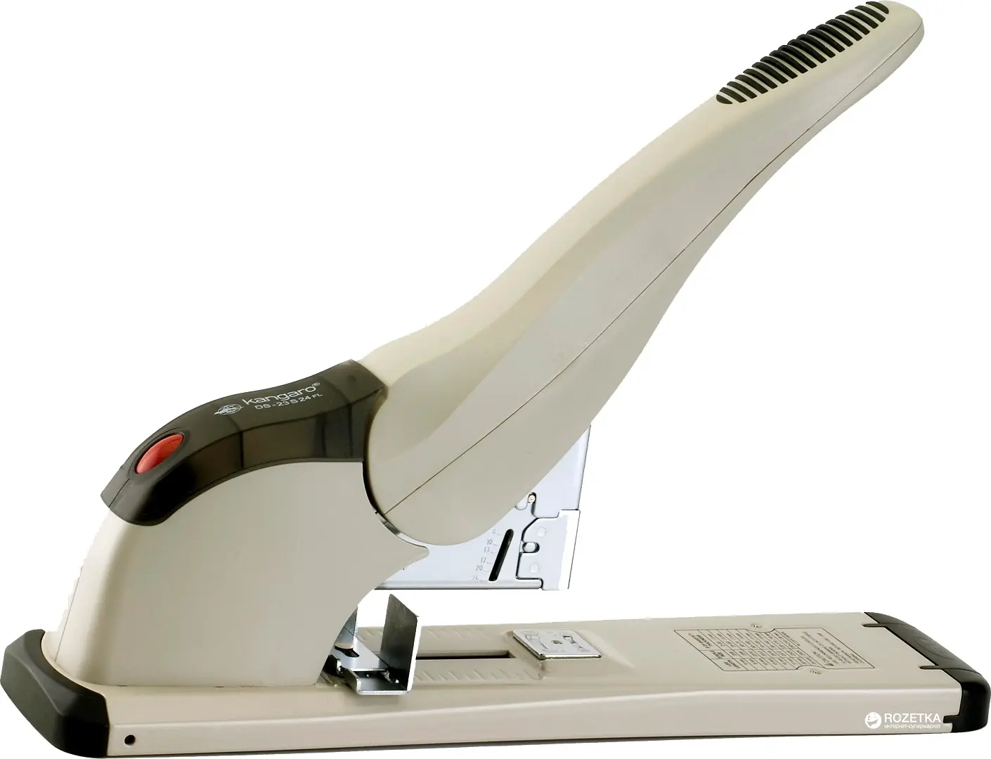 Kangaro DS-23S Arşiv Tipi Kollu Zımba Makinesi No:23/6 - No:23/24 Gri/Siyah 210 Yaprak