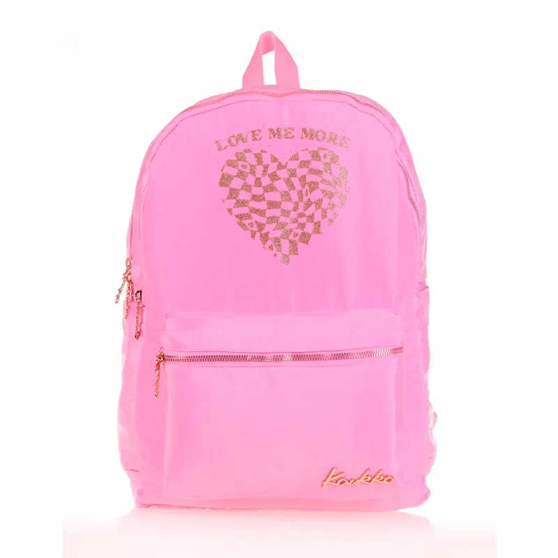 Kaukko K1548 Print Pembe Okul Sırt Çantası