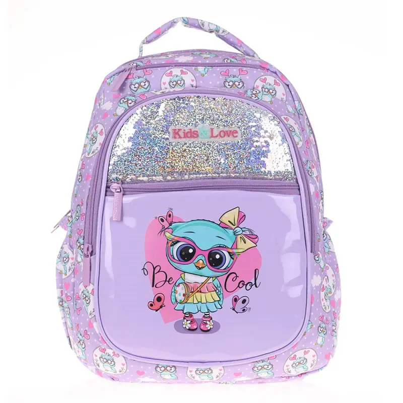 Kids & Love L5101 Pullu Rugan Owl Okul Sırt Çantası