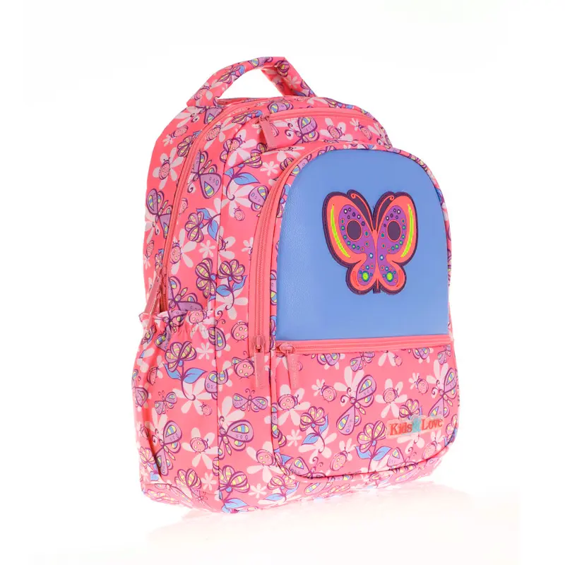Kids & Love L5106 Rubber Butterfly Okul Sırt Çantası