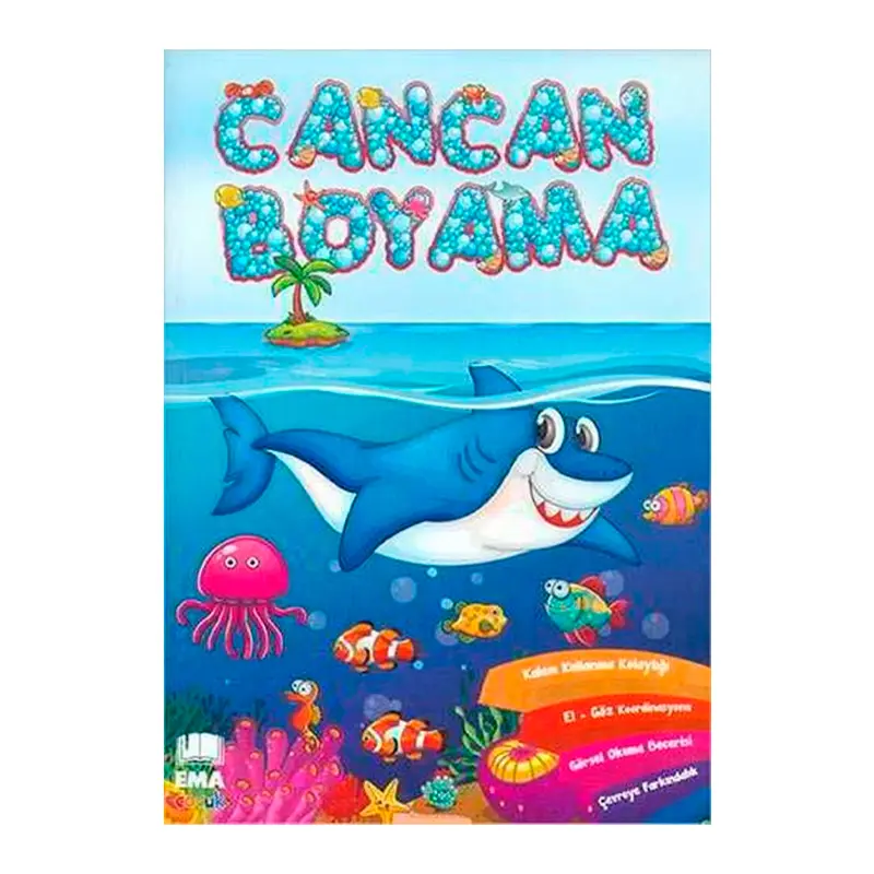 Ema Çocuk Yayınları Can Can Boyama Kitabı 128 Sayfa