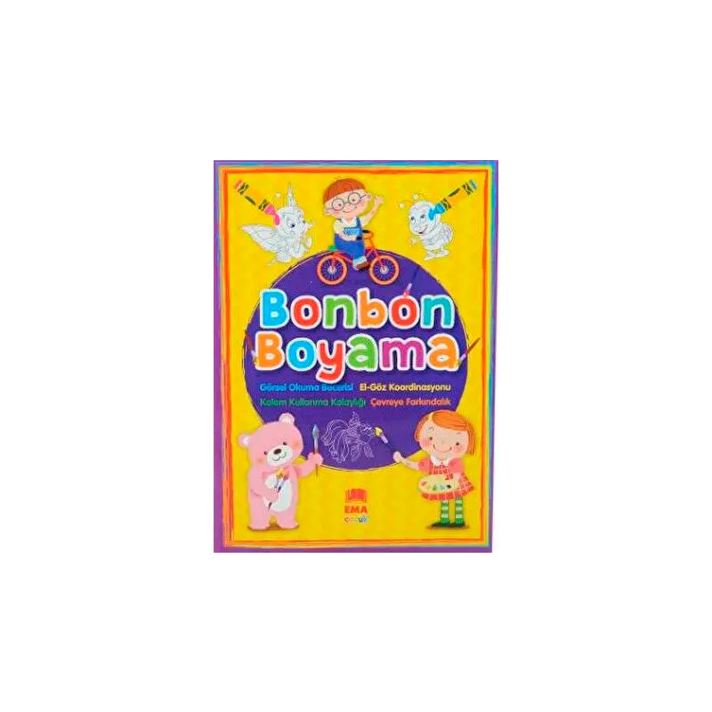 Ema Çocuk K013 Bonbon Boyama Kitabı 128 Sayfa