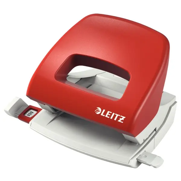 Leitz 5038 Perforatör Delgeç 16 Sayfa Kapasiteli Kırmızı