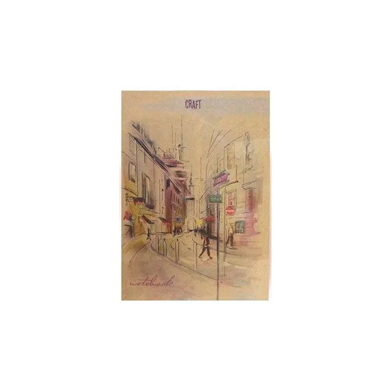 Liz KF410K Kraft Kapak 17x24cm Ivory Defter 144 Yaprak Kareli