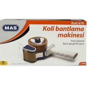 Mas 670 Fren Sistemli Koli Bantlama Makinesi 50mm