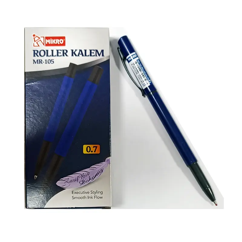 Mikro MR-105 Roller Kalem 0.7 mm Mavi 12 Li Kutu