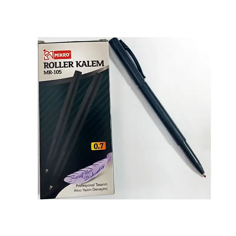 Mikro MR-105 Roller Kalem 0.7 mm Siyah 12 Li Kutu