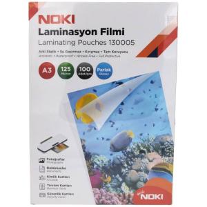 Noki Parlak Laminasyon Filmi 125 micron A3 100 Lü Paket