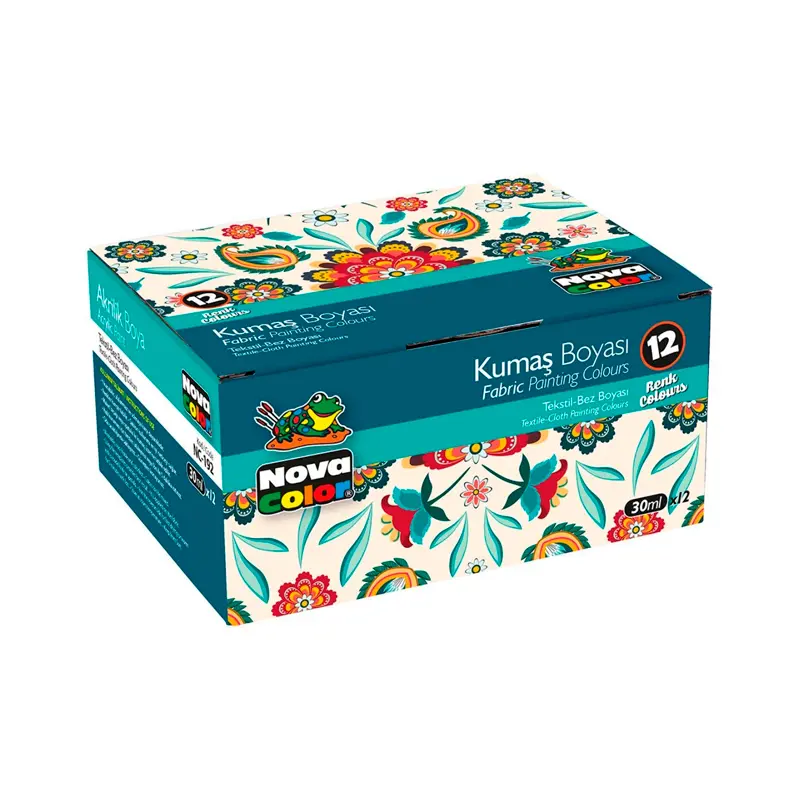 Nova Color Şişe Kumaş Boyası 30 ml 12 Renk