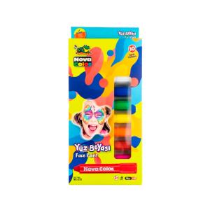 Nova Color Yüz Boyası 16 Gr. x 10 Renk