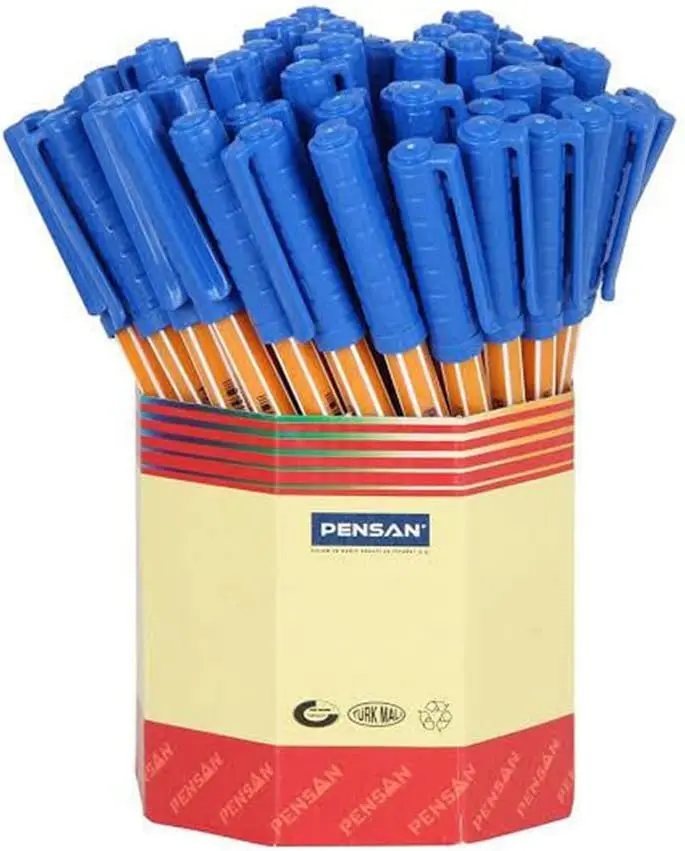 Pensan 1010 Tükenmez Kalem 1.0 mm Mavi 60 Lı Kutu