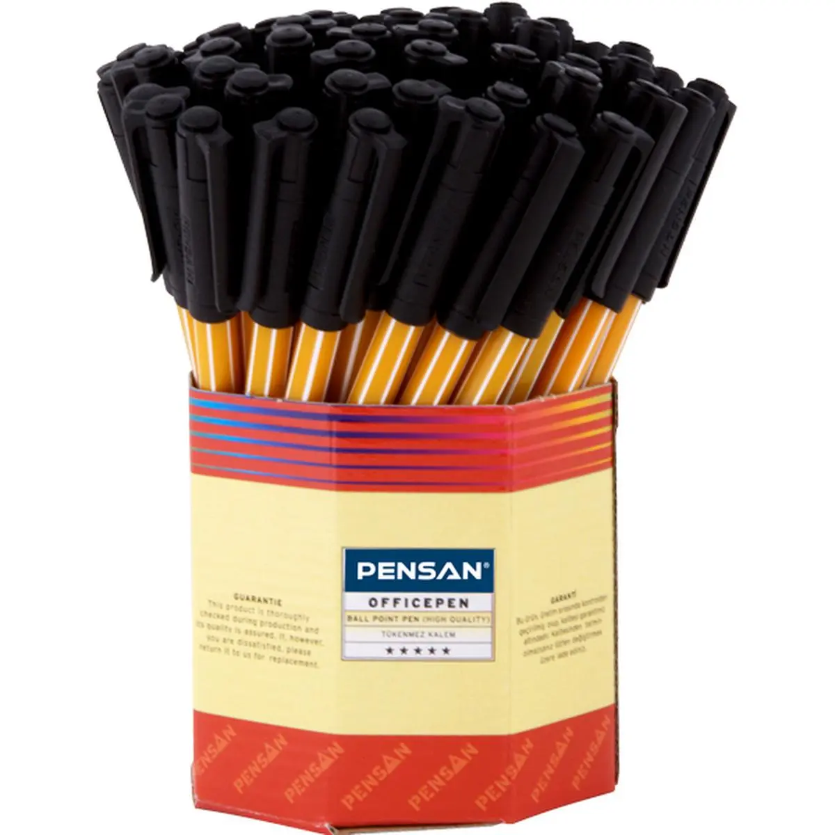 Pensan 1010 Tükenmez Kalem 1.0 mm Siyah 60 Lı Kutu