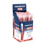 Pensan 2270 Tükenmez Kalem 1.0 mm Kırmızı 50 Li Kutu