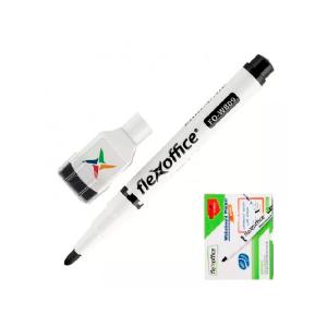 Pentel WB09 Flexoffice Silgili Beyaz Yazı Tahtası Kalemi 1.5mm Siyah 12 Li Kutu