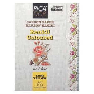 Picador Karbon Kağıdı 100 Yaprak A4 Sarı Renk