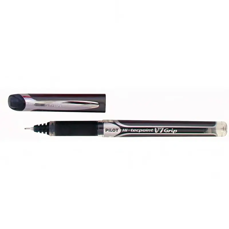 Pilot V7 Hi-Techpoint Grip Roller Kalem 0.7mm Siyah 12 Li Kutu