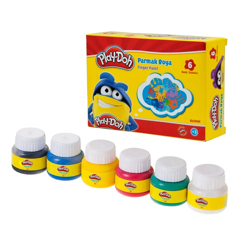 Play-Doh PR001 Parmak Boyası 30 ML x 6 Renk