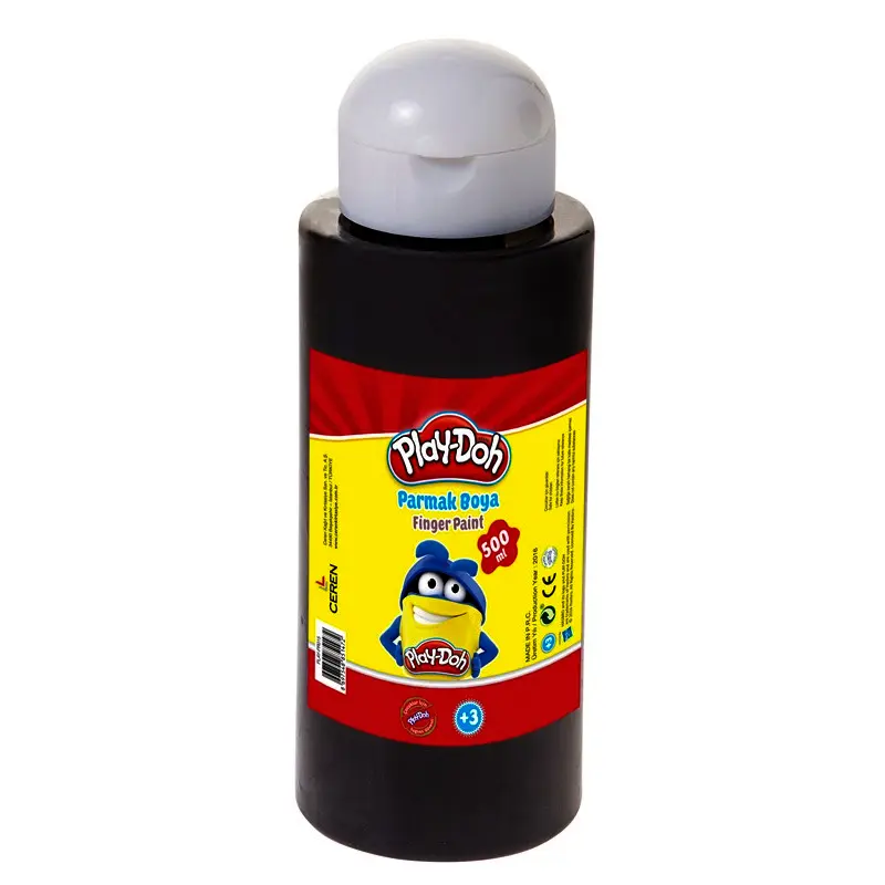 Play-Doh PR015 Parmak Boyası Tüp 500 ML Siyah