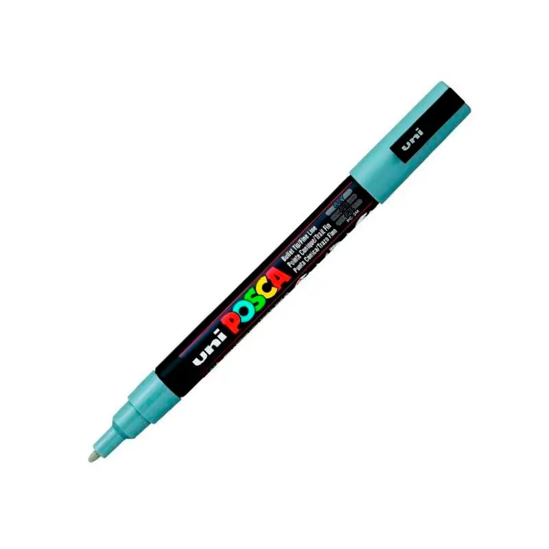 Uni-Ball Posca PC-3M 0.9 - 1.3mm Su Bazlı Poster Markörü Gri 6 Lı Kutu