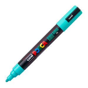 Uni-Ball Posca PC-5M 1.8 - 2.5 mm Su Bazlı Poster Markörü Su Yeşili 6 Lı Kutu